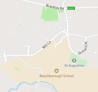 map for Beachborough School