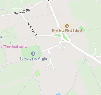 map for Therfield Village Pre-School