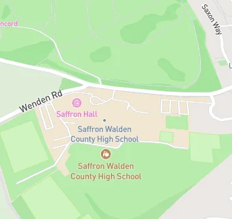 map for Saffron Hall Bar