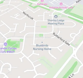 map for Bluebirds Nursing Home