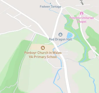 map for Ysgol Wirfoddol Penboyr