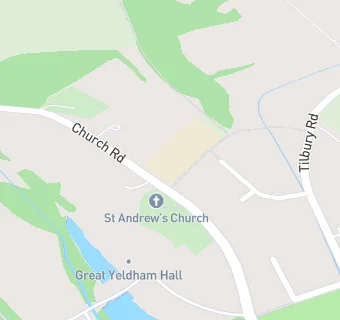 map for St Andrew's Church of England Voluntary Controlled Primary School, Great Yeldham