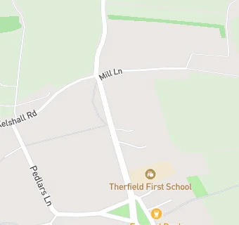 map for Therfield First School