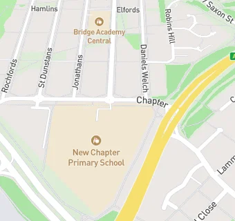 map for New Chapter Primary School