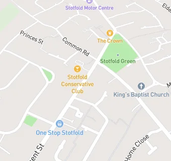 map for Stotfold Conservative Club