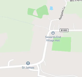 map for Sewards End Village Hall