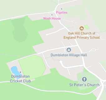 map for Dumbleton Cricket Club