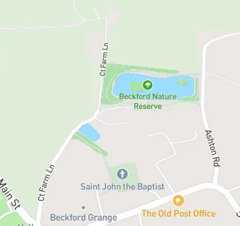 map for Beckford Village Hall