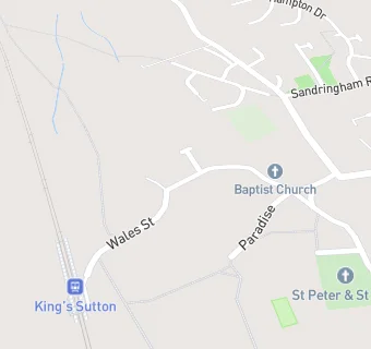 map for Kings Sutton Baptist Church