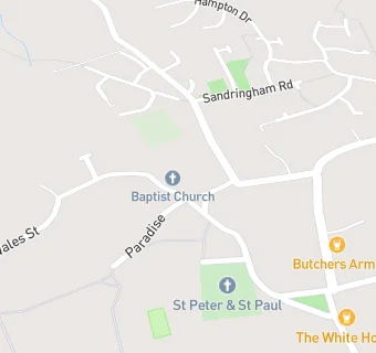 map for Kings Sutton Post Office