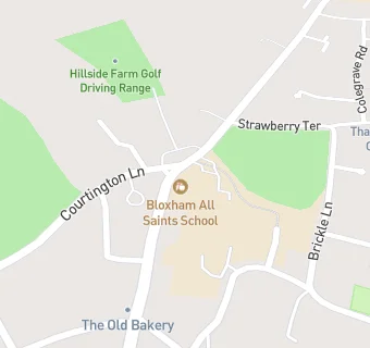 map for Bloxham School