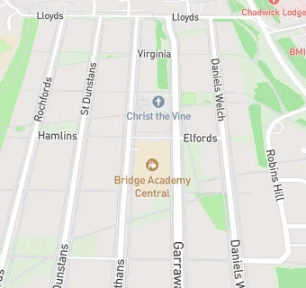 map for Bridge Academy Central