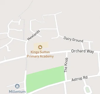 map for Kings Sutton Pre School