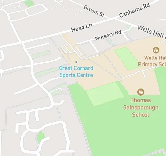 map for Thomas Gainsborough School