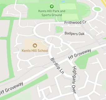 map for Kents Hill First School (Dolce Limited)