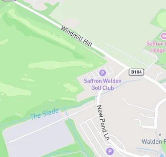 map for Saffron Walden Golf Club