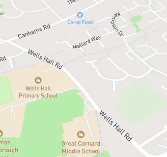 map for Wells Hall Community Primary School