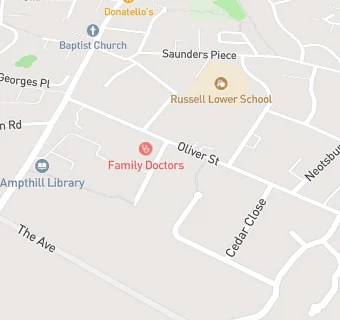 map for Houghton Close Surgery