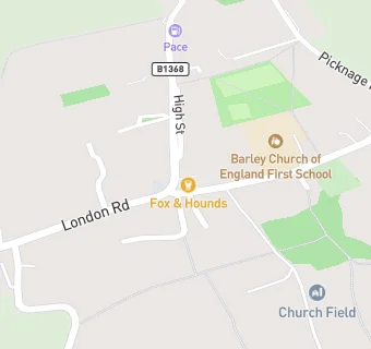 map for The Fox & Hounds