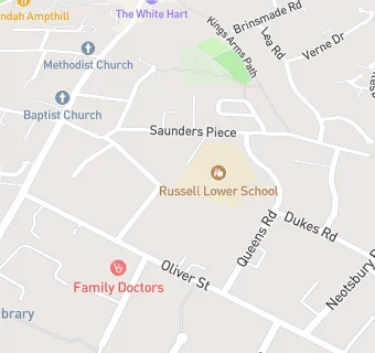 map for Russell Lower School