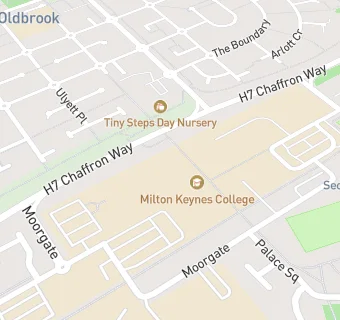 map for Milton Keynes College Campus