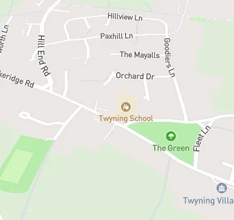 map for Twyning School