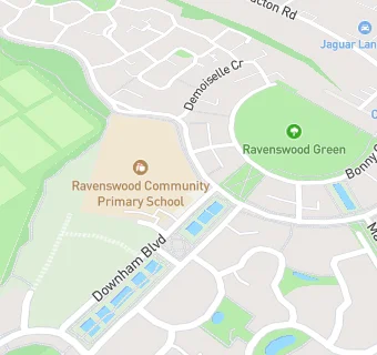 map for Ravenswood Primary School