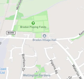 map for Bredon Hill Surgery