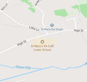 map for St Mary's VA CofE Lower School