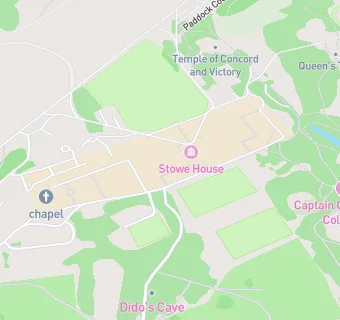 map for Stowe School