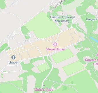 map for Holroyd Howe at Stowe School