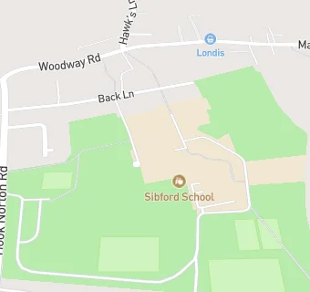 map for Sibford School