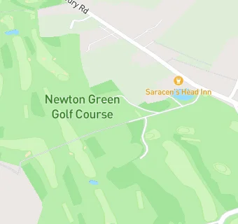 map for Newton Green Golf Club Catering