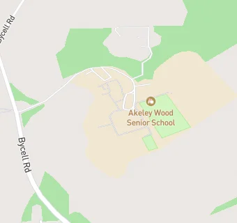 map for Chartwells At Akeley Wood Senior School