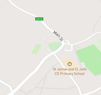 map for Saint James Church of England School, Akeley