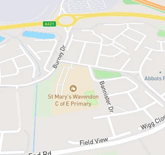 map for St Mary's Primary School - Kidz Zone Club