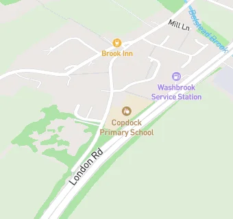 map for Copdock Primary School