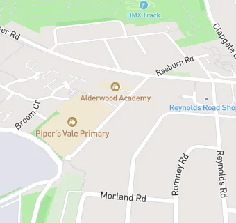 map for Piper's Vale Primary