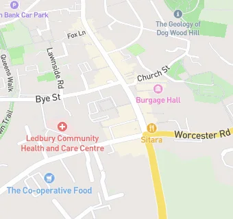 map for The Barn Ledbury