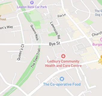 map for Ledbury Nursing Home