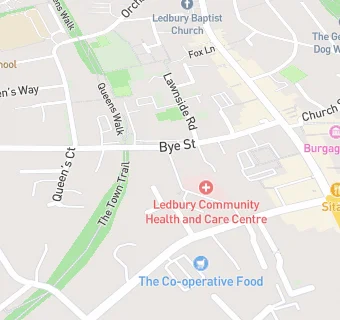 map for Ledbury Health Partnership