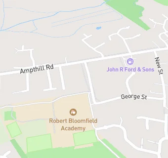 map for Robert Bloomfield Academy