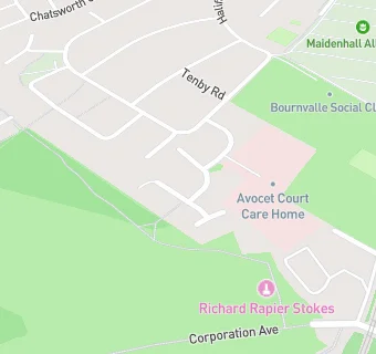 map for Avocet Court Nursing Home