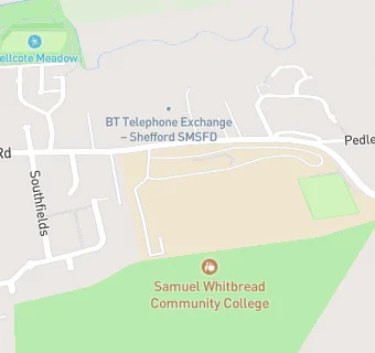 map for Samuel Whitbread Community College