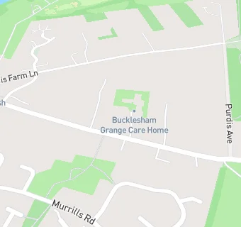 map for Bucklesham Grange Care Home