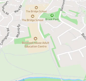 map for Belstead House Adult Education Centre