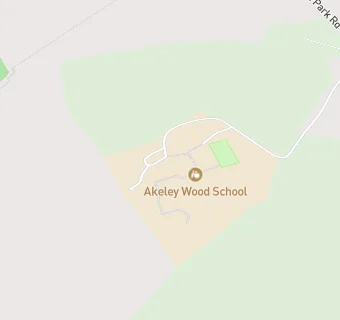 map for Akeley Wood Junior School