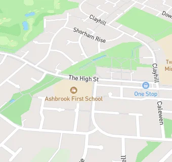 map for Ashbrook School