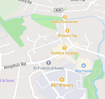 map for Shefford Tandoori