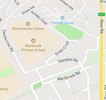 map for Marlbrook Primary School - Alliance in Partnership